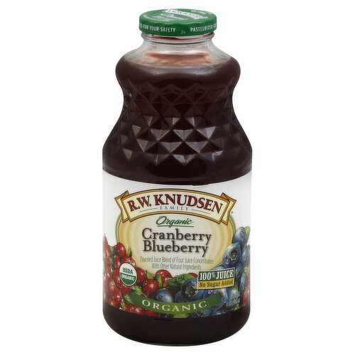 RW Knudsen Organic Juice Blend, Cranberry Blueberry