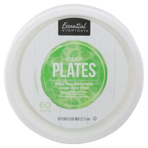 Essential Everyday Plates, Fiber, 8.86 Inch