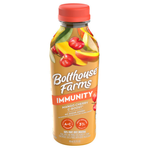 Bolthouse Farms C-Boost 100% Fruit Juice Smoothie, Mango Cherry