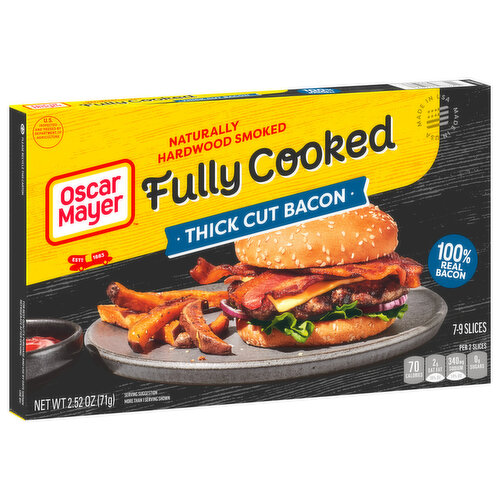 Oscar Mayer Fully Cooked Thick Cut Bacon