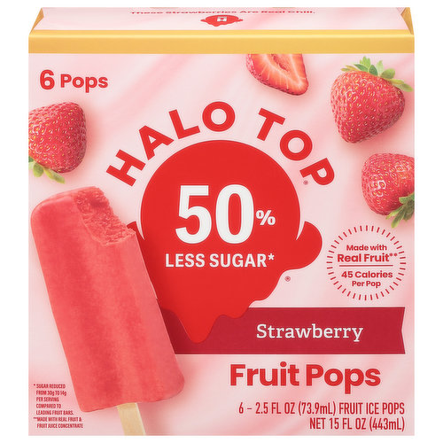 Halo Top Fruit Pops, Strawberry