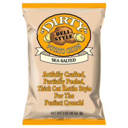 Dirty Deli Style Potato Chips, Sea Salted