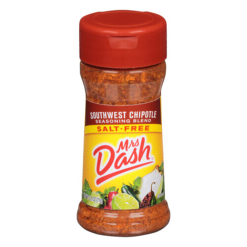 Dash Seasoning Blend, Salt-Free, Southwest Chipotle - 2.5 oz