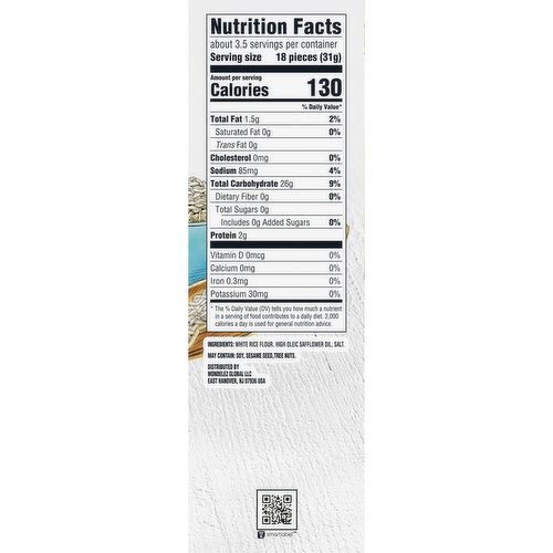Simply salt rice crackers - Good Thins - 3.5oz