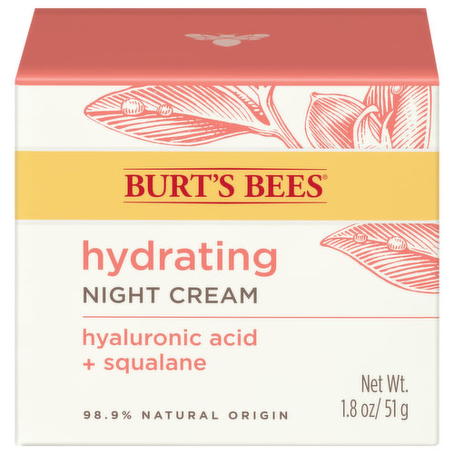 Burt's Bees Night Cream, Hydrating