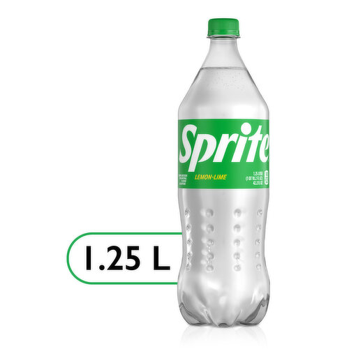 Sprite Sprite Lemon Lime Soda Soft Drink, 1.25 Liters