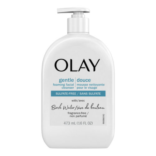 Olay Facial Cleanser, Foaming, Gentle, Sulfate Free