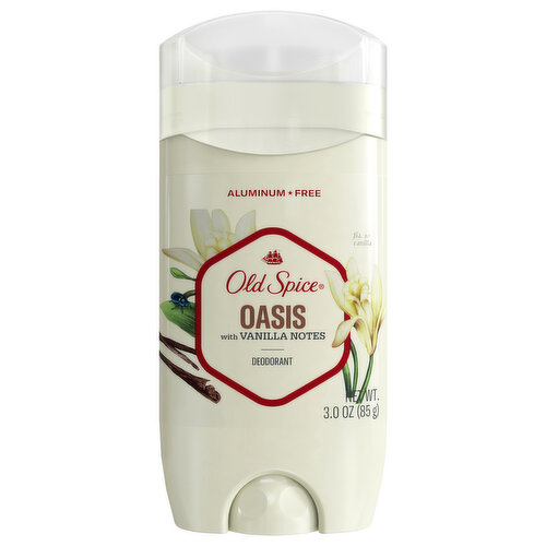 Old Spice Deodorant, Oasis with Vanilla Notes