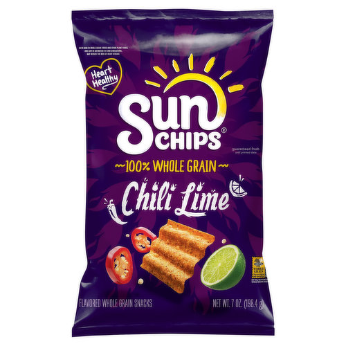 Sun Chips Chili Limon Whole Grain Snacks