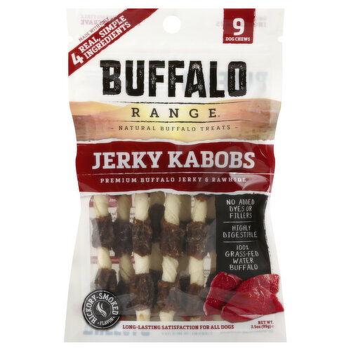 Buffalo jerky top for dogs