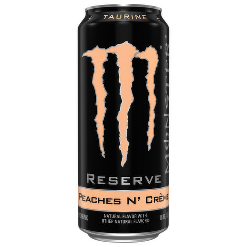 Monster Energy Drink, Peaches N' Cream, Reserve