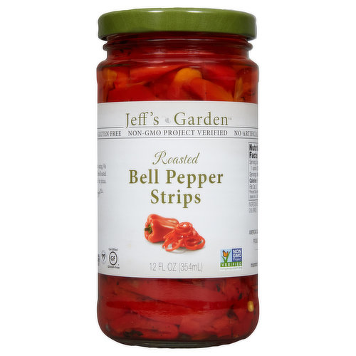 Jeff's Garden Bell Pepper Strips, Roasted