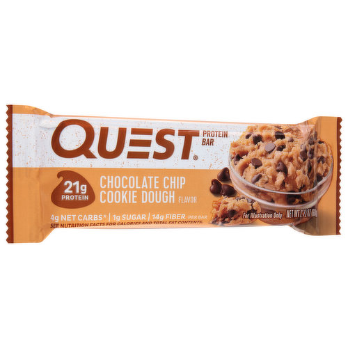 Protein Bar, Chocolate Chip Cookie Dough Flavor