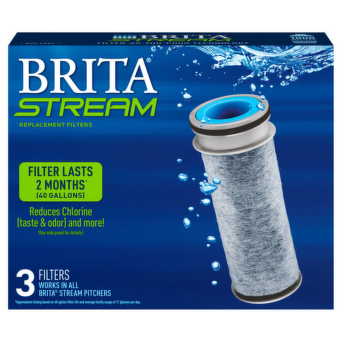 Brita Standard Water Filter Replacements, BPA Free, 6 Count 