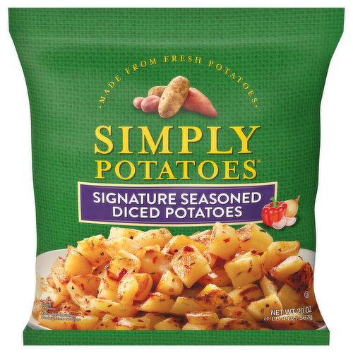 Simply Potatoes Potatoes, Signature Seasoned, Diced