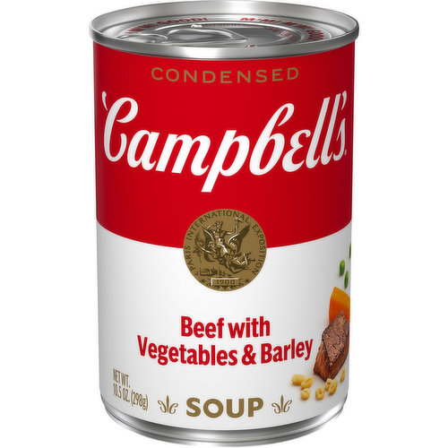 Campbell's® Condensed Beef With Vegetables and Barley Soup