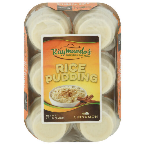 Raymundo's Rice Pudding, with Cinnamon, 6 Pack