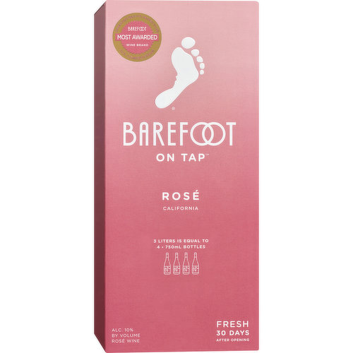 Barefoot Cellars On Tap Rosé Wine 3L Box