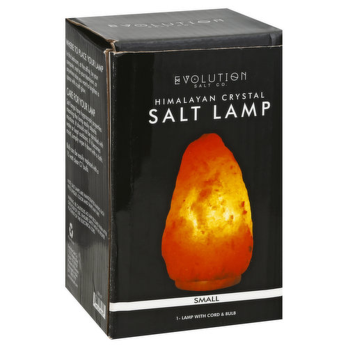 Evolution Salt Salt Lamp, Himalayan Crystal, Small