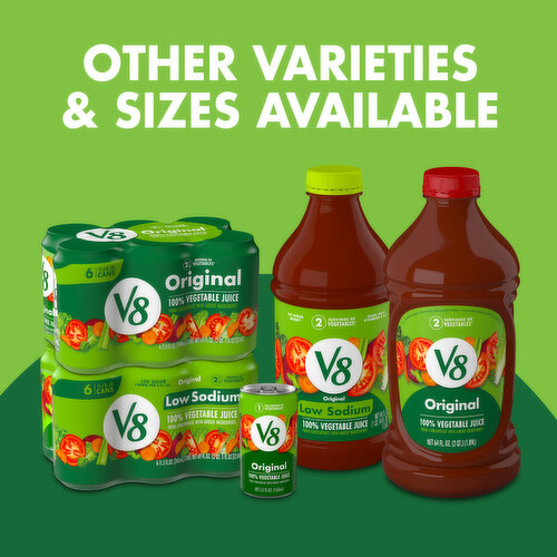V8® Low Sodium Original 100% Vegetable Juice