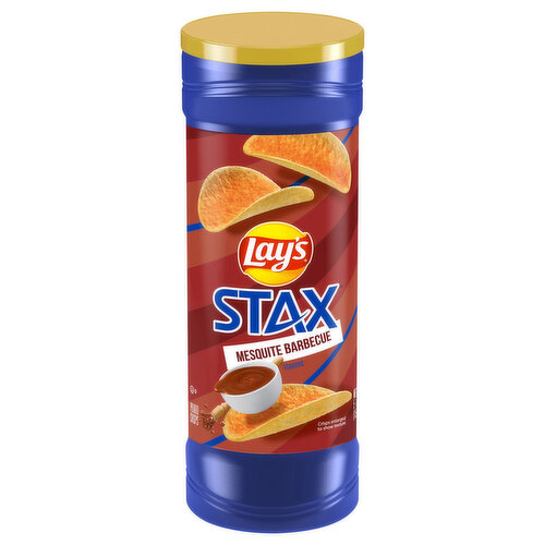 Lay's Stax Potato Crisps, Mesquite Barbecue