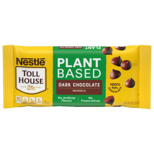 Toll House Morsels, Dark Chocolate, Plant Based