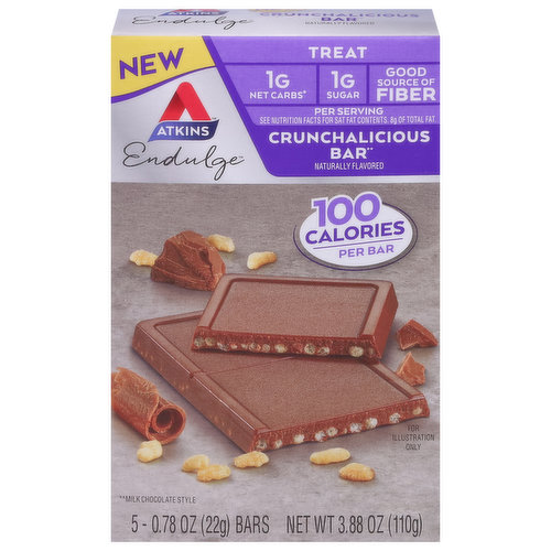 Atkins Endulge Bar, Crunchalicious, Treat