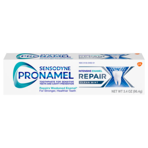 Sensodyne Pronamel Toothpaste, Intensive Enamel Repair, Clean Mint