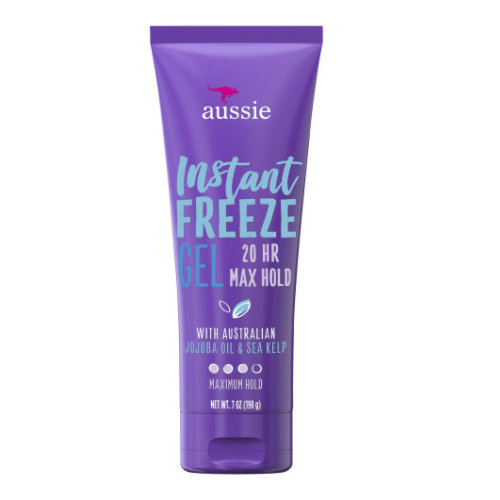 When you're on the styling scene, you might need some backup. Use Aussie Instant Freeze Sculpting Hair Gel, accented with Wild Cherry Bark and your style will behave and be beautiful! Quick and easy for no-worries hair.