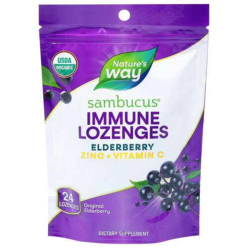 Nature's Way Immune Lozenges, Sambucus, Elderberry