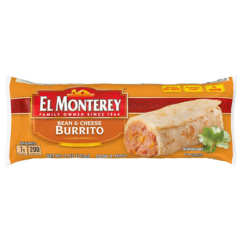 El Monterey Burrito, Bean & Cheese