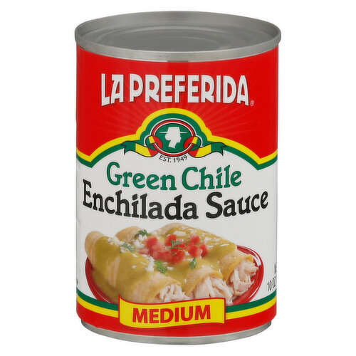 La Preferida Enchilada Sauce, Medium, Green Chili