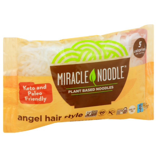 Miracle Noodle Plant Based Noodles, Angel Hair Style
