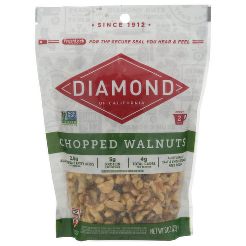 Diamond of California Walnuts, Chopped