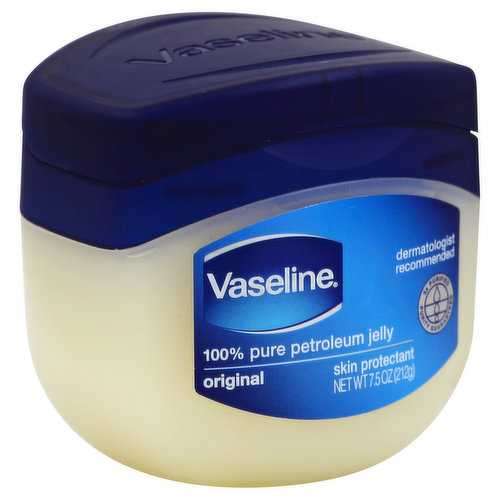 Misc: Skin protectant. Dermatologist recommended. 3x purified. Purity guaranteed. The healing power of Vaseline. Learn more about skin at vaseline.com. National Eczema Association: Accepted. Nationaleczema.org. Questions? Contact the Consumer Information Center 1-800-457-7084. Made in USA.