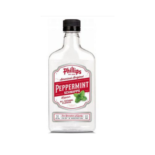 Phillips Peppermint 60 Proof Schnapps