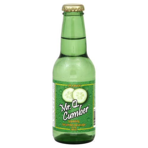 Mr. Q Cumber Cucumber Beverage, Sparkling