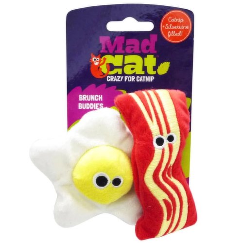 Mad Cat Cat Nip Toy, Egg & Bacon