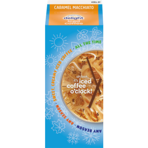 International Delight Iced Coffee, Caramel Macchiato, 15 Fl Oz (Pack of 12)