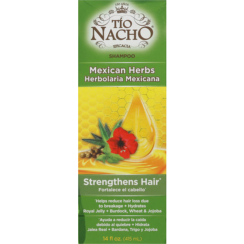 Tio Nacho Eficacia Mexican Herb Daily Repair Shampoo, Strengthens