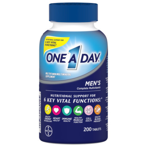 One A Day Multivitamin/Multimineral Supplement, Men's, Tablets