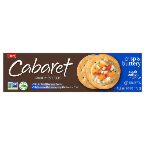 Cabaret Crackers, Crisp & Buttery