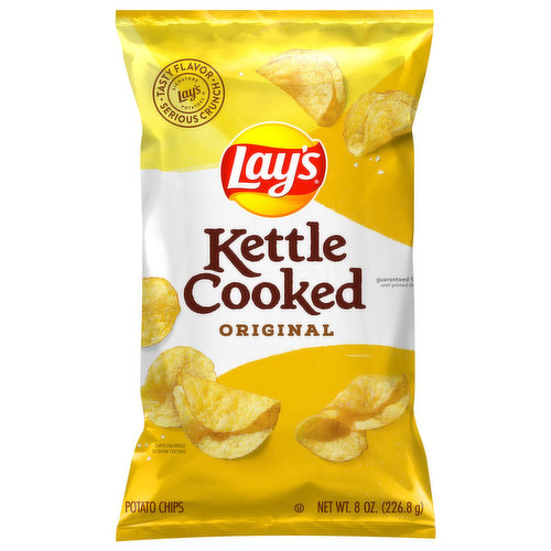 Lay's Potato Chips, Original, Kettled Cooked