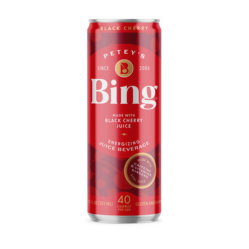 Bing Beverage, Made with Bing Cherry Juice