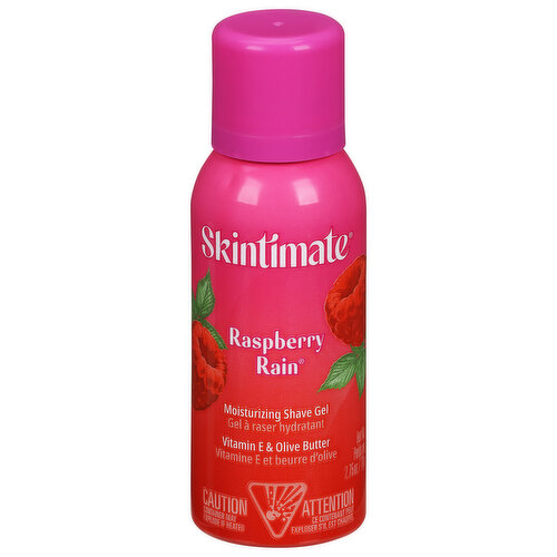 Skintimate Shave Gel, Moisturizing, Raspberry Rain