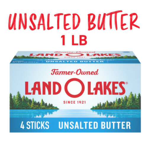 Land O Lakes Unsalted Butter Sticks