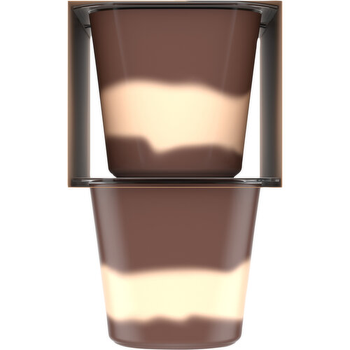 Snack Pack Chocolate Vanilla Flavored Pudding