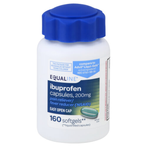 Equaline Ibuprofen, 200 mg, Capsules