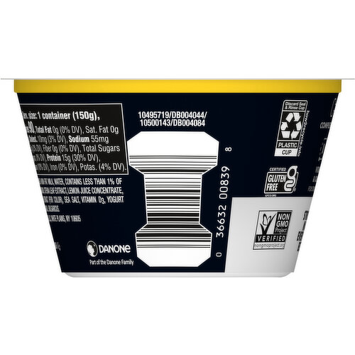 Oikos Triple Zero Nonfat Banana Creme Flavored Yogurt