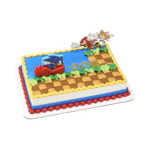 Cub Sonic the Hedgehog Sheet Cake